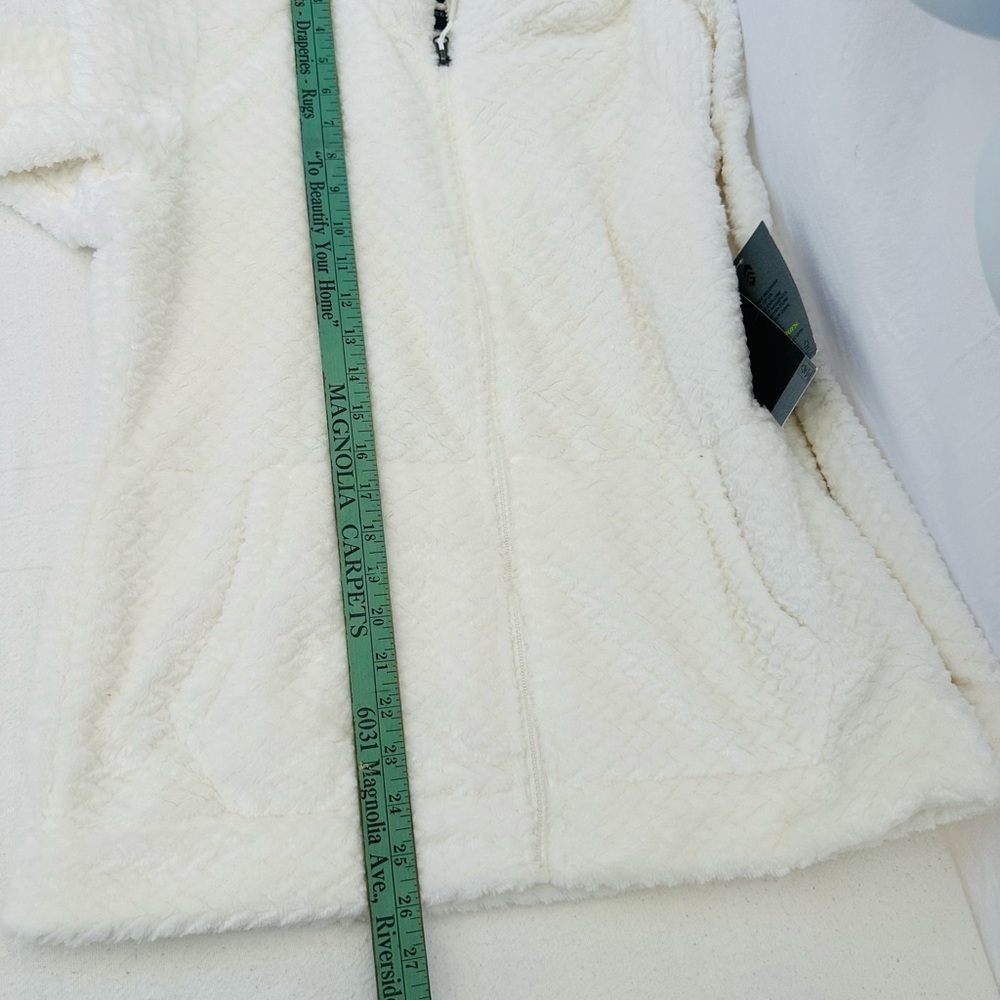 Free Country Cream Teddy Jacket with High Collar - Picture 6 of 9